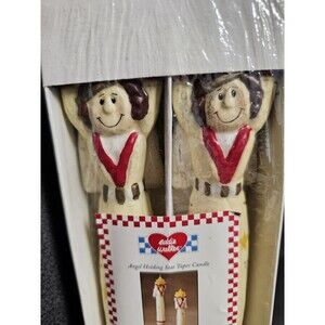 Midwest of Cannon Falls Eddie Walker Pair of Angel Star Taper Candles 10" Open